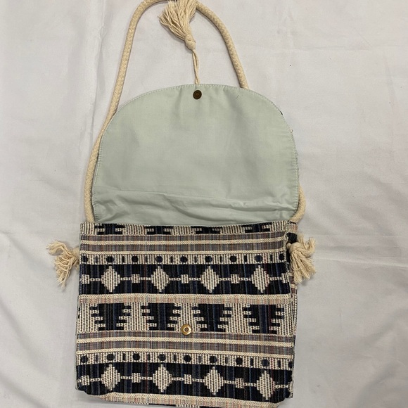Roxy Boho Weave Rope Messenger Bag - Picture 2 of 8